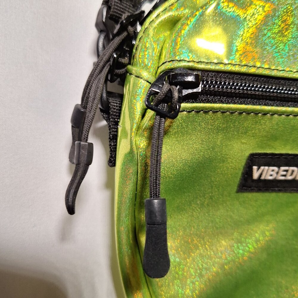 Vibedration Messenger/Crossbody Bag - yellow-green glitter - used - Picture 7 of 11